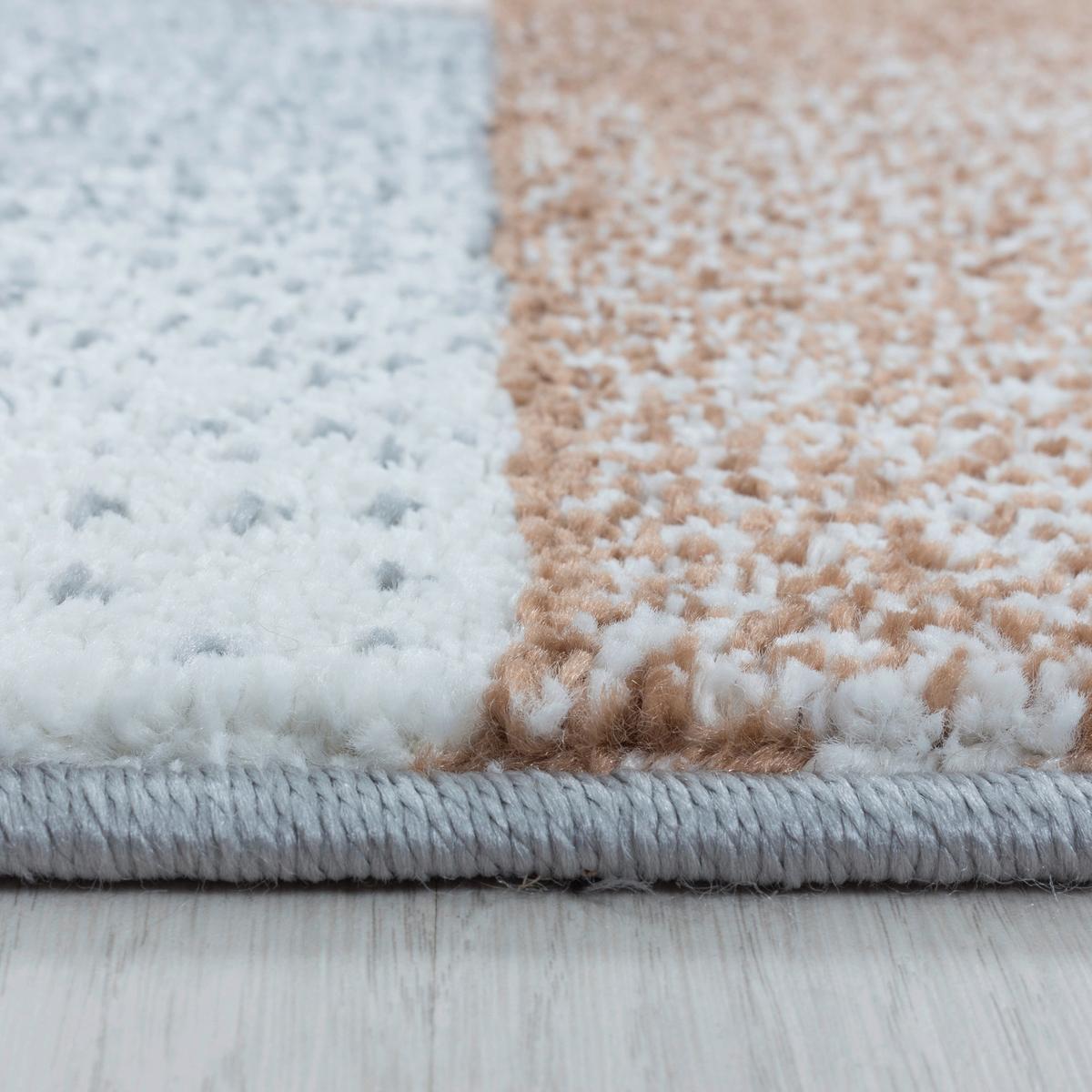 Hochflor Teppich Kupferfarben Abstrakt Rio 120x170 Cm - Kupferfarben, Basics, Textil (120/170cm)