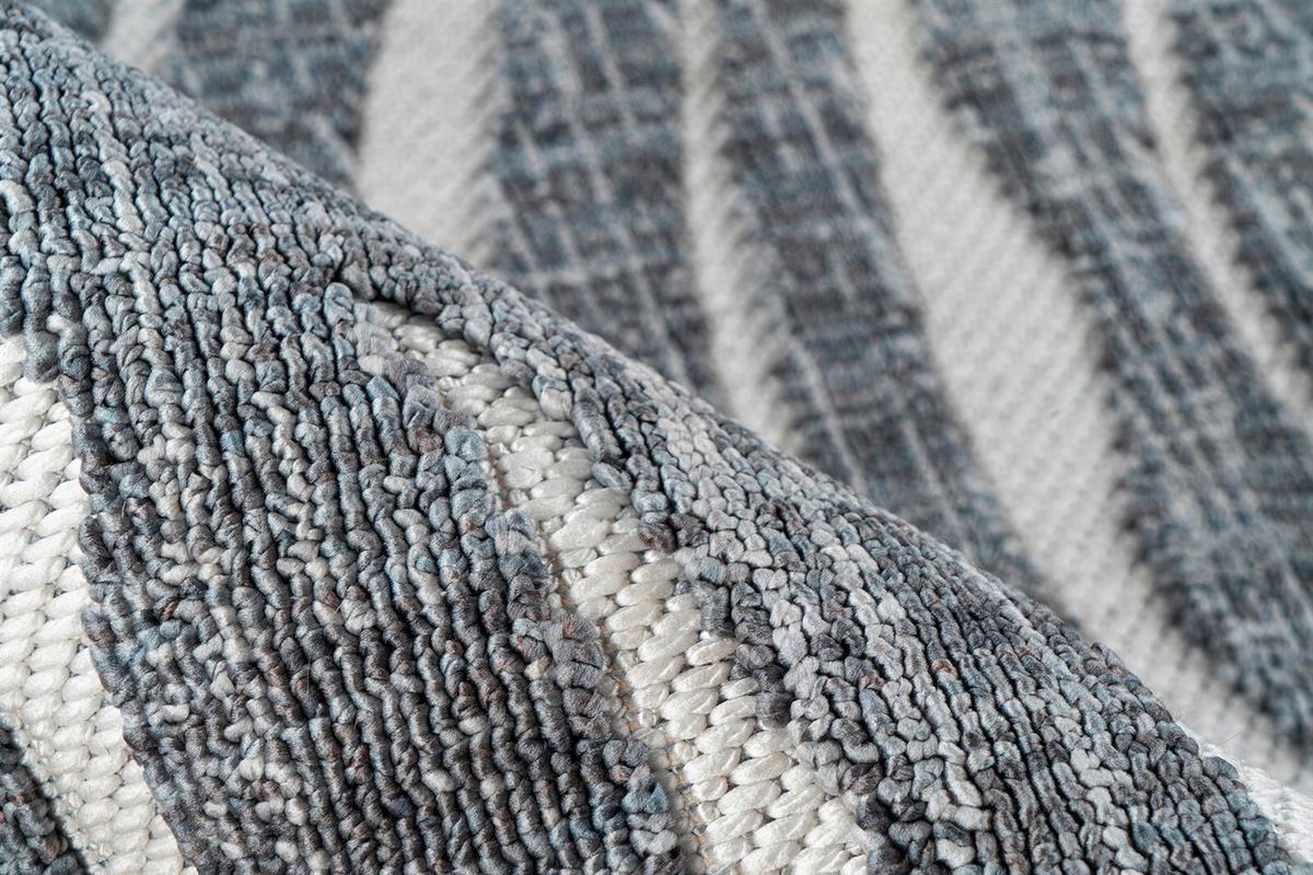 Teppich Grau Sarai 80 cm - Grau, KONVENTIONELL, Textil (80cm) - Kayoom