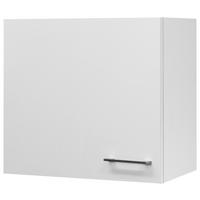 Horná kuchynská skrinka NEO - biela/farba ušľachtilej ocele, Modern, kov/kompozitné drevo (60/54/32cm) - FlexWell