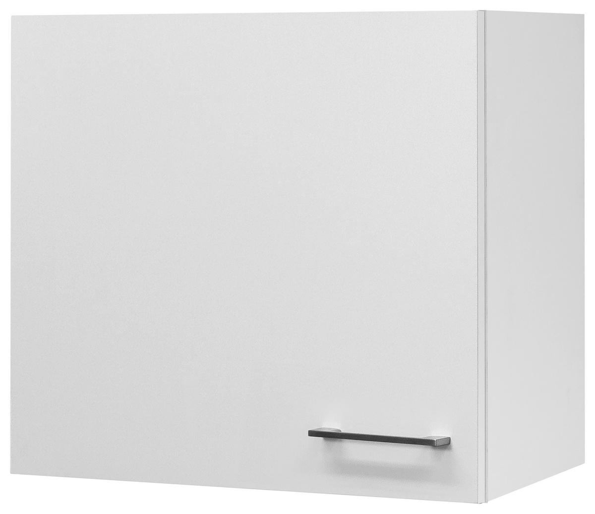 Horná kuchynská skrinka NEO - biela/farba ušľachtilej ocele, Modern, kov/kompozitné drevo (60/54/32cm) - FlexWell