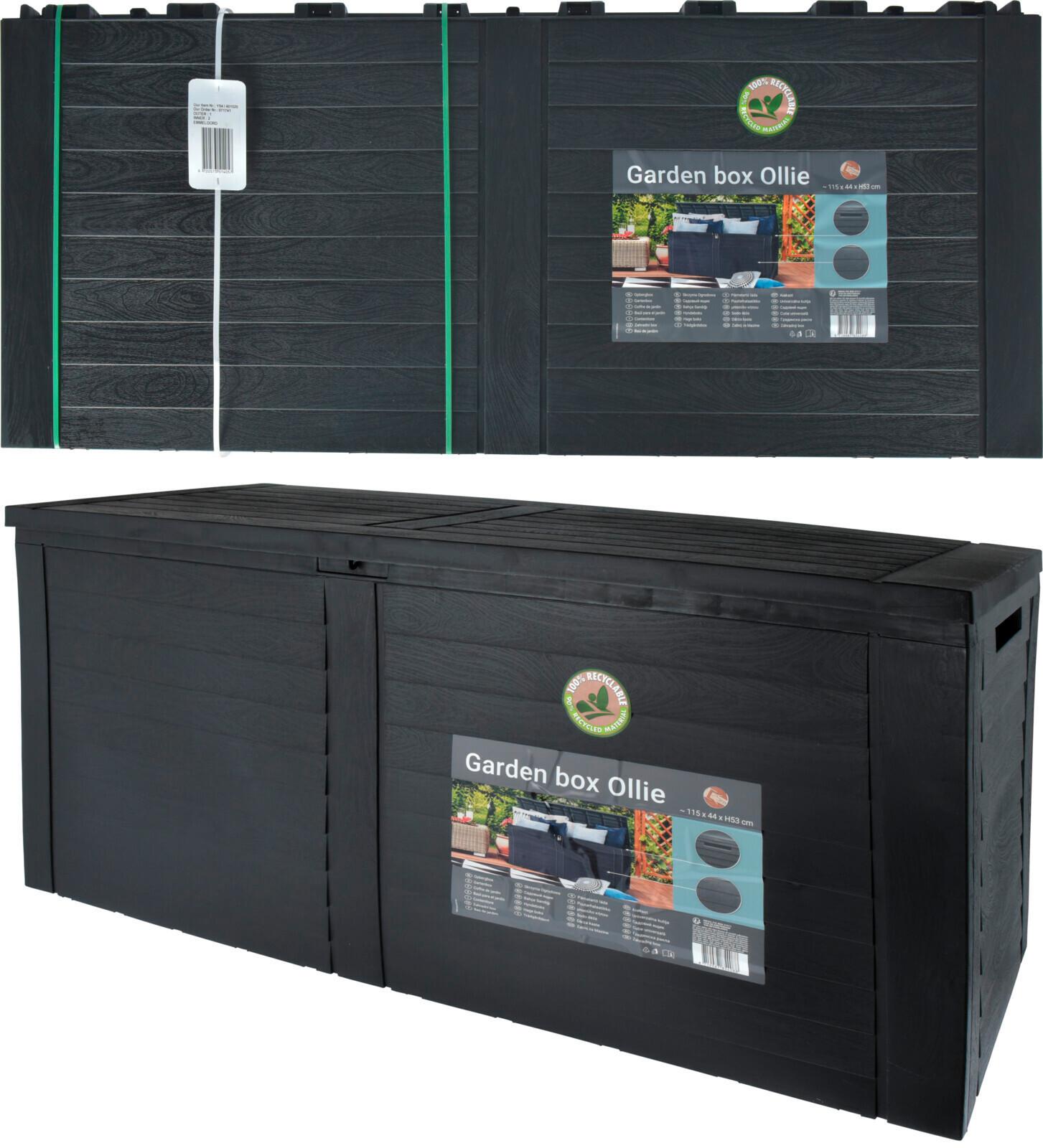 Kissenbox Y54401020 - Anthrazit, Basics, Kunststoff (115/44/53cm)