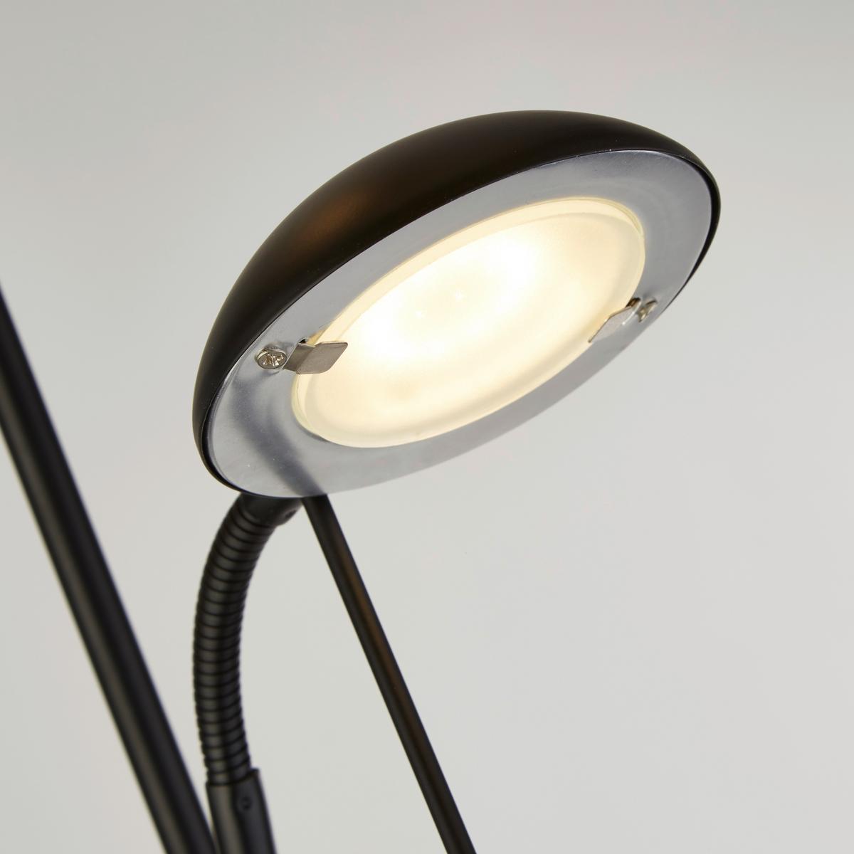 Led-deckenfluter Eu5430bk - Schwarz, Basics, Glas/Kunststoff (25.4/180/25.4cm)