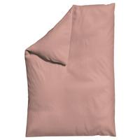 Bettdeckenbezug Knitted Jersey 135-140x200cm Dunkelrosa - Dunkelrosa, Basics, Textil (135-140/200cm) - Schlafgut