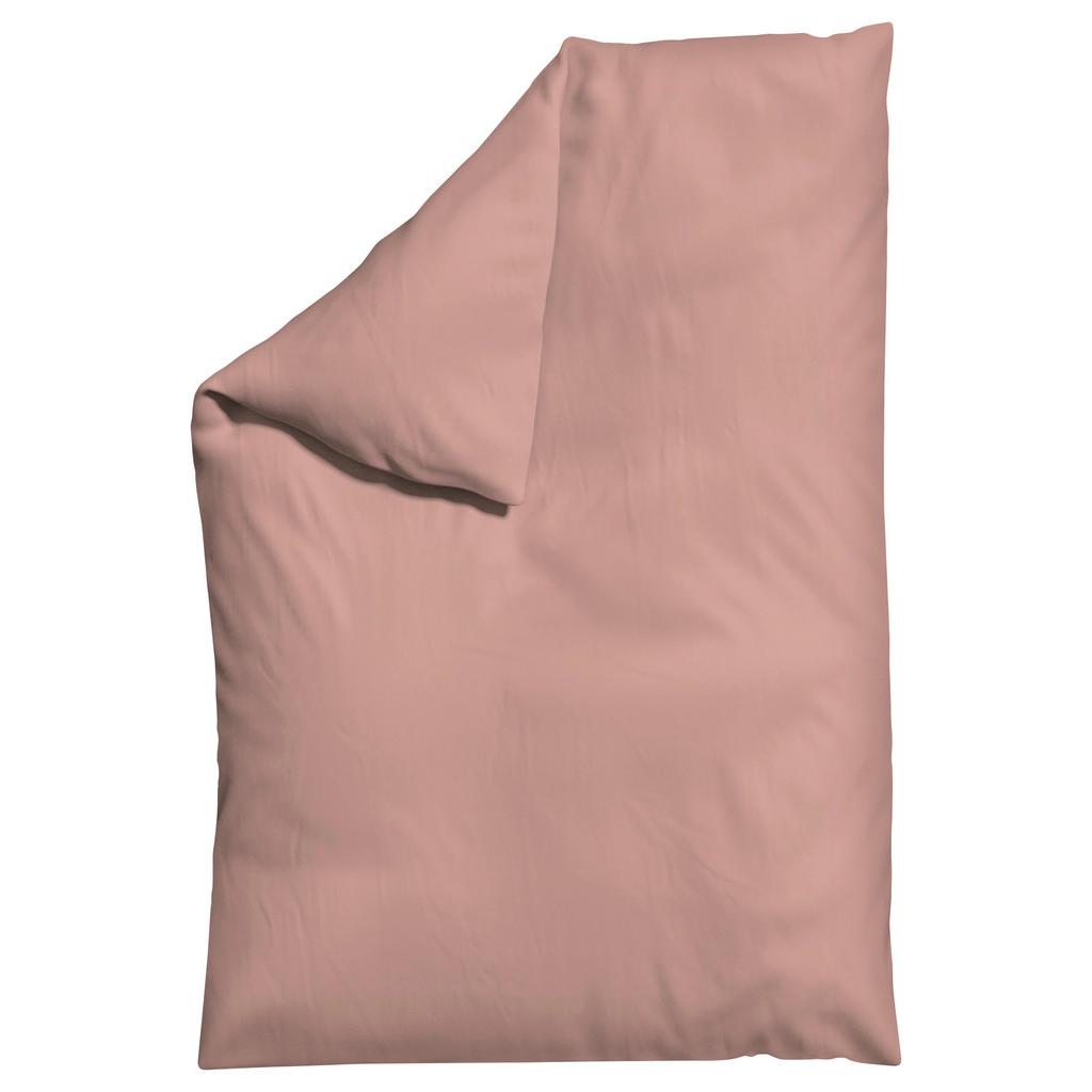 Bettdeckenbezug Knitted Jersey 135-140x200cm Dunkelrosa