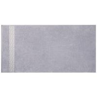 Duschtuch Mäander 70x140 cm Grau - Grau, ROMANTIK / LANDHAUS, Textil (70/140cm) - James Wood