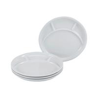 Fondue taniere, sada obsahuje 4ks, biela - biela, keramika - Creatable