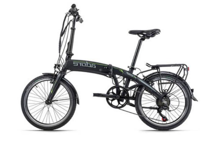 Elektrofahrrad E-Bike 20'' - Schwarz, Basics, Metall (180/100/70cm)