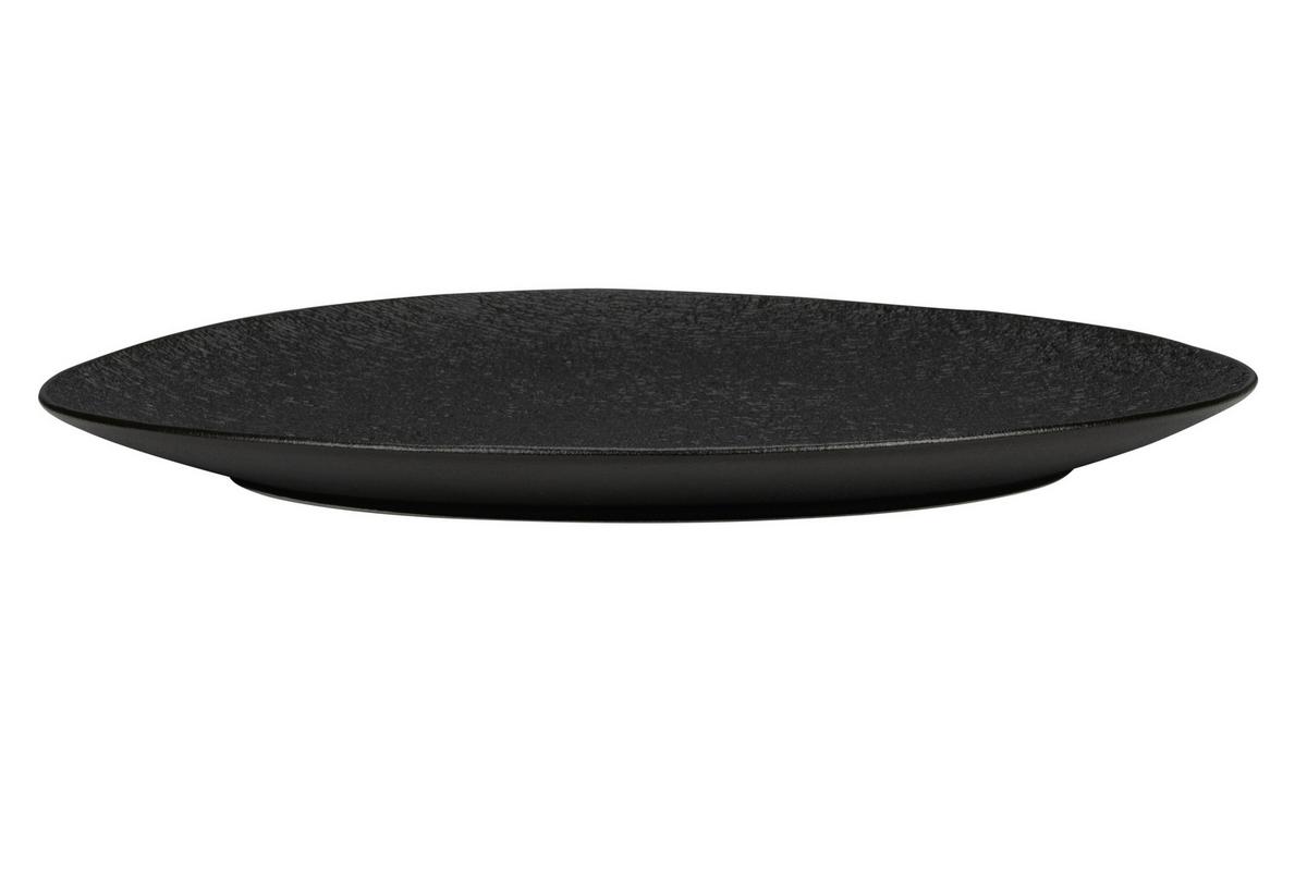 SERVÍROVACÍ PODNOS HARUKI - černá, Moderní, keramika (33,3/29/2,8cm) - Mömax