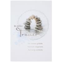 Billett Trauer Steine - Multicolor, Basics, Papier/Kunststoff (12/18/2cm)