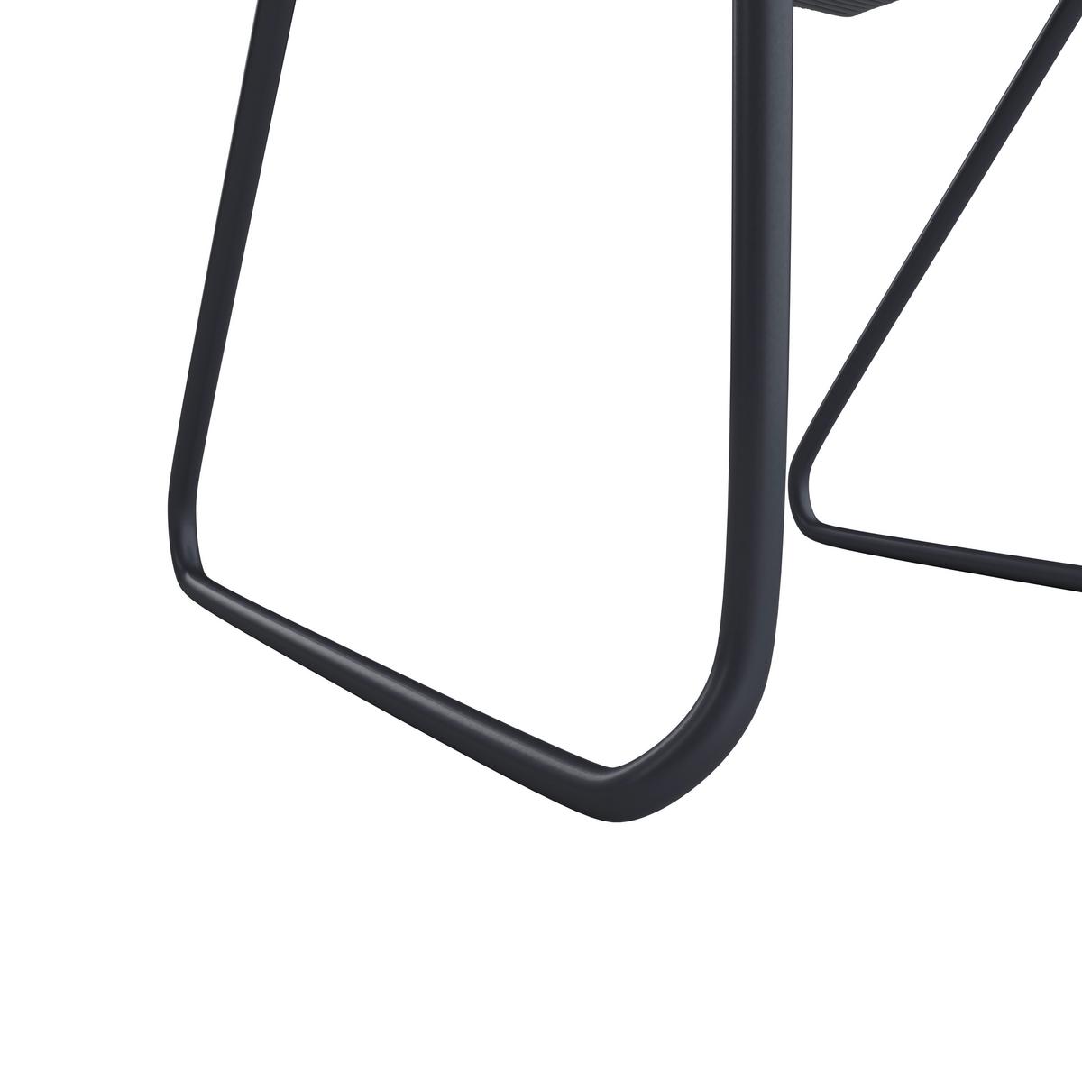 Sada záhradních křesel CLEO - šedá/barvy teak, Moderní, kov/plast (58/87/58cm) - Bessagi Garden