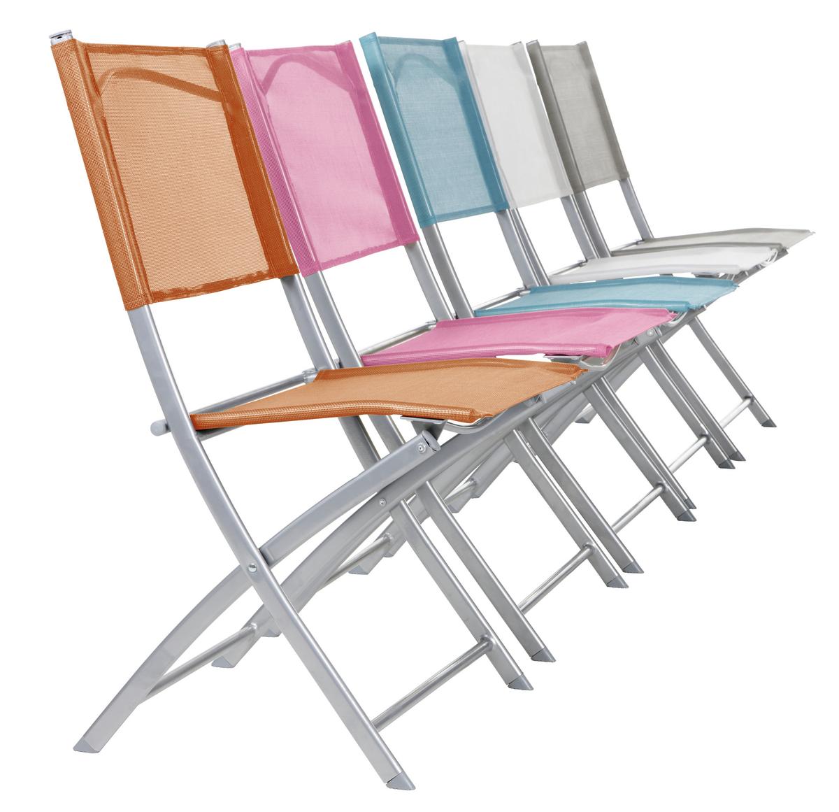 ZAHRADNÍ ŽIDLE RÜDIGER - světle šedá/antracitová, kov/textil (45/83/50cm) - Modern Living