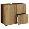 Waschbeckenunterschrank Flandu B: 61 Cm, Eichefarben Honig - Honigeiche/Eichefarben, MODERN, Holzwerkstoff (61/51/32cm) - MID.YOU