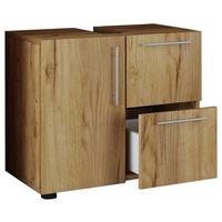 Waschbeckenunterschrank Flandu B: 61 Cm, Eichefarben Honig - Honigeiche/Eichefarben, MODERN, Holzwerkstoff (61/51/32cm) - MID.YOU