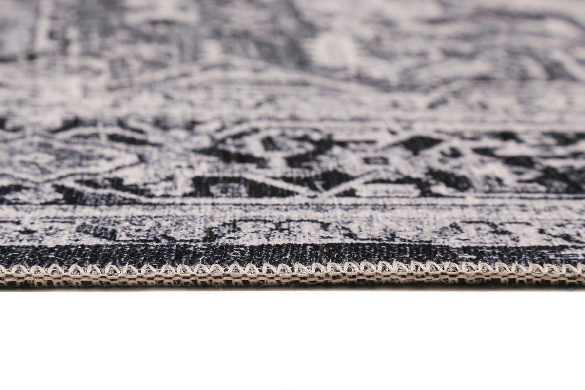 Flachwebteppich Seelace - Grau, Design, Textil (130/190cm) - WECON HOME