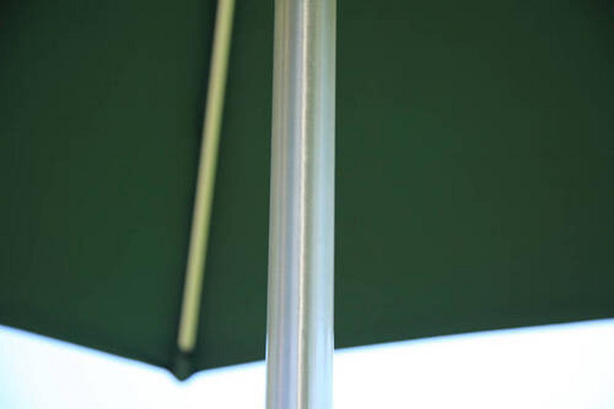 Sonnenschirm Acapole DM: 270 cm Anthrazit/Platinfarben - Platinfarben/Anthrazit, Basics, Textil/Metall (270cm) - Gardenson