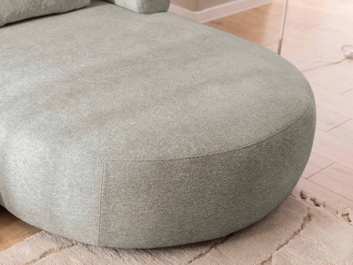 Ecksofa Ferro Hellgrau S: 256x156 cm - Hellgrau/Schwarz, Design, Textil (256/156cm) - Livetastic