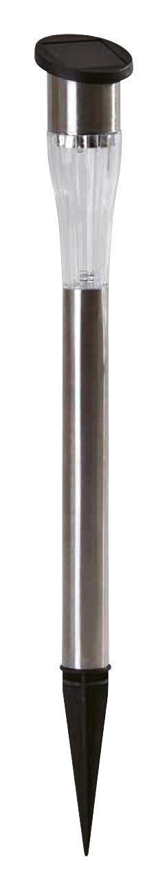 Solarleuchte Madlen - Schwarz, KONVENTIONELL, Kunststoff/Metall (4,5/4,5/36,5cm) - Ondega