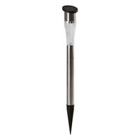 Solarleuchte Madlen - Schwarz, KONVENTIONELL, Kunststoff/Metall (4,5/4,5/36,5cm) - Ondega