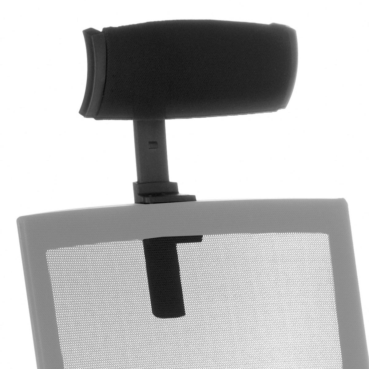 Kopfstütze Ks Porto Schwarz - Schwarz, MODERN, Kunststoff/Textil (28/34/9cm) - MID.YOU