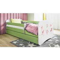 Kinder-/Juniorbett Babydreams inkl. Matratze 80x160 - Birkefarben/Weiß, MODERN, Holz/Holzwerkstoff (80/160cm) - MID.YOU