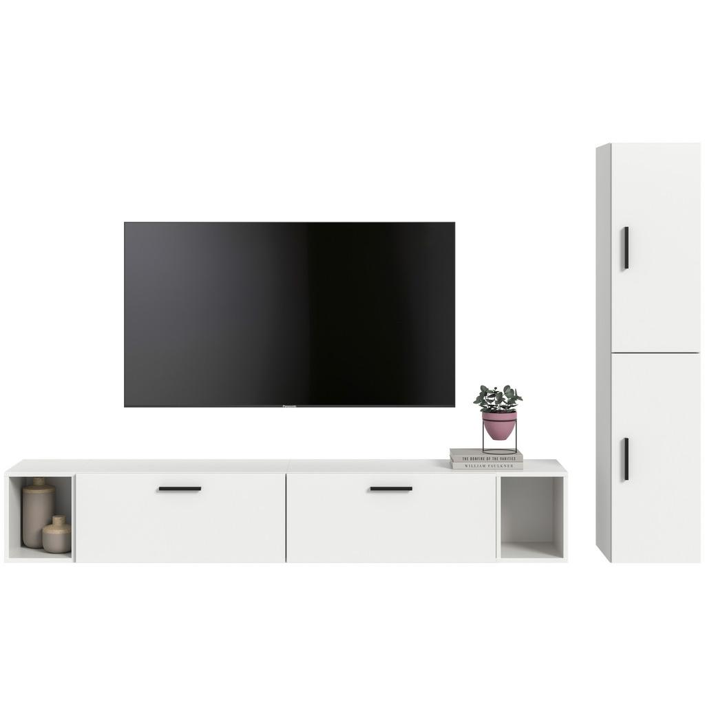 Wohnwand, The ONE 1, B: 259 cm Weiss