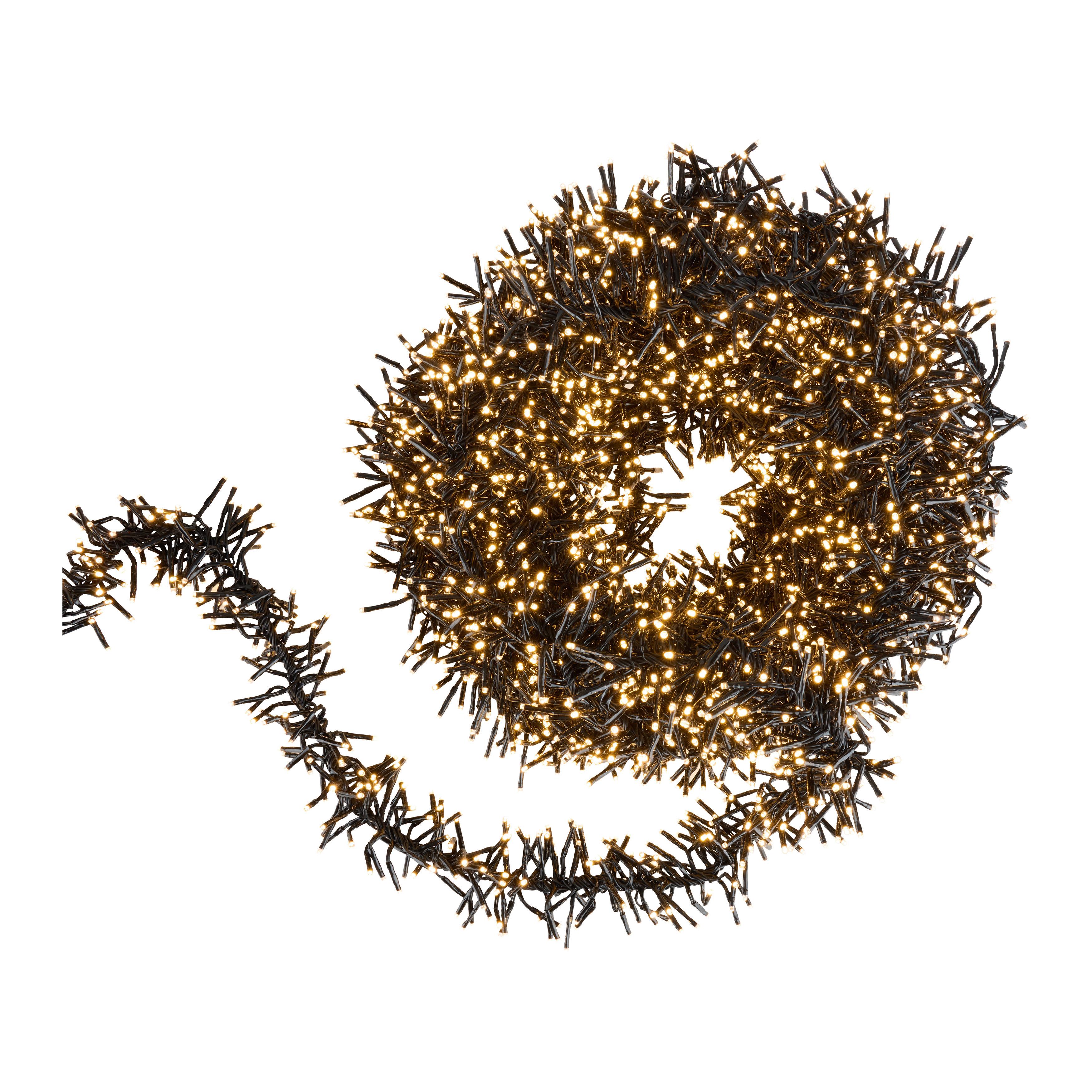LICHTERKETTE In- und Outdoor - Schwarz, MODERN, Kunststoff (29/24/27cm)