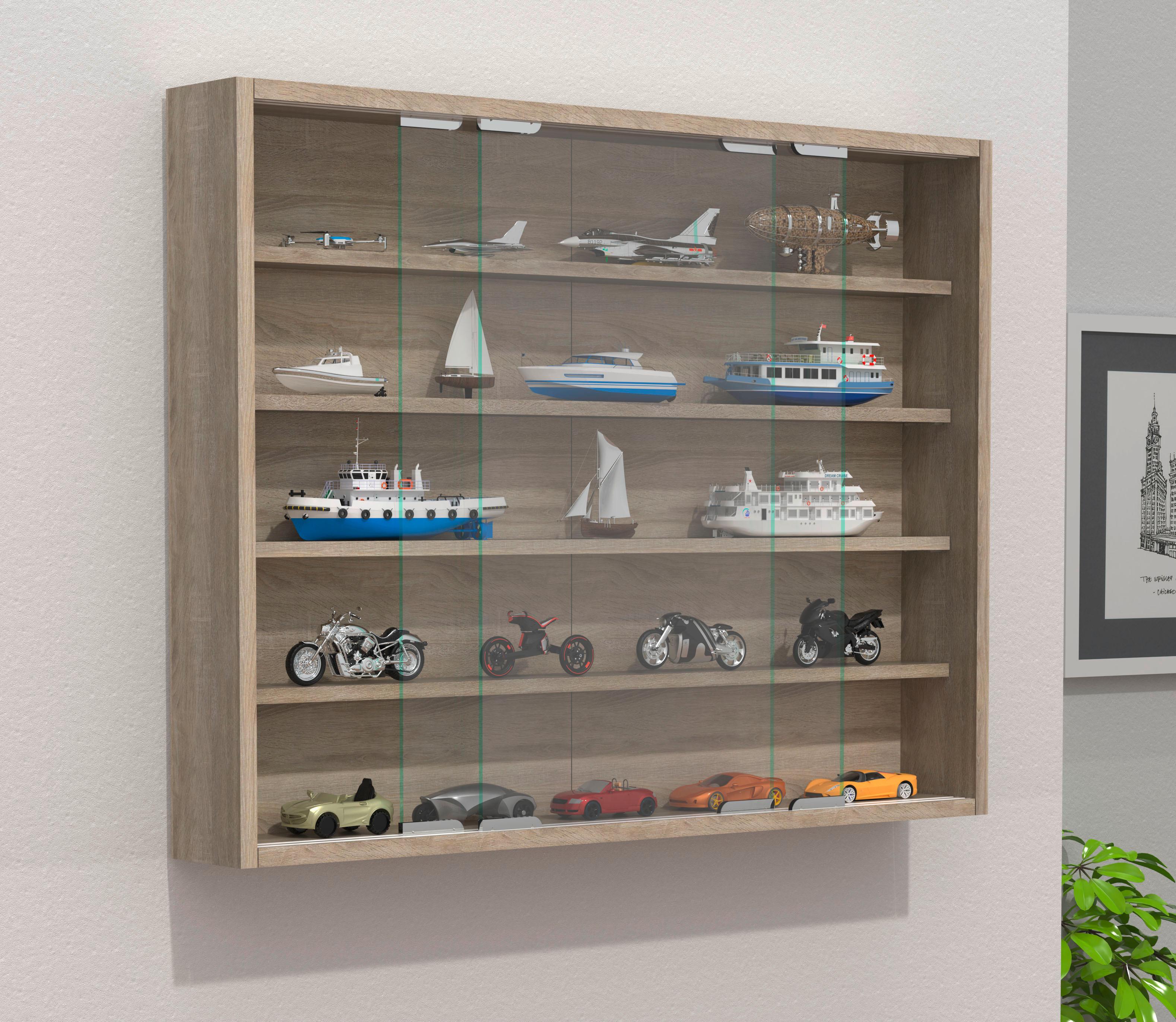 Hängevitrine mit Schiebetüren