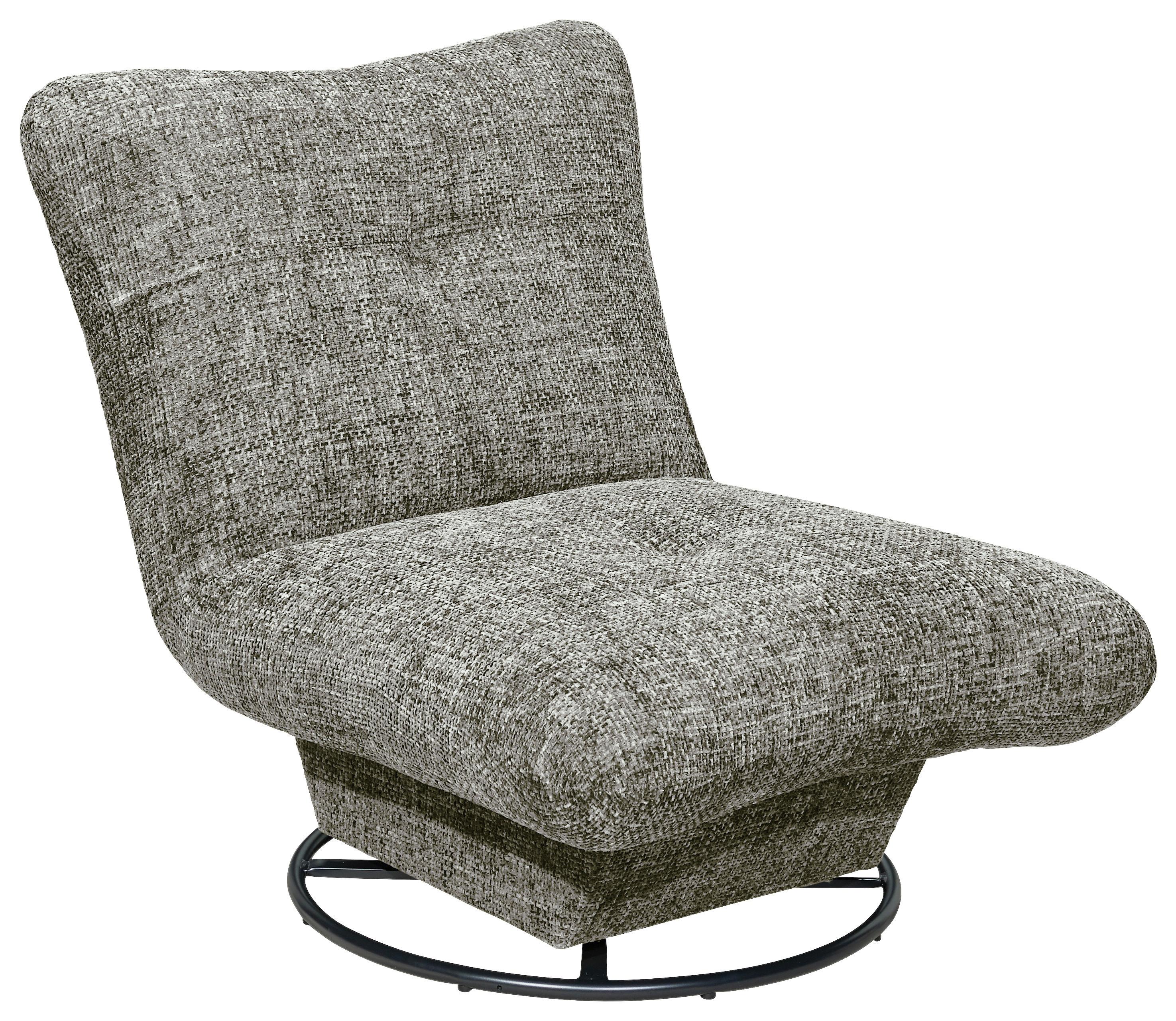 Sessel Maranello Grau B: 96 cm - Schwarz/Grau, KONVENTIONELL, Textil (96/75/93cm) - MID.YOU