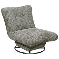 Sessel Maranello Grau B: 96 cm - Schwarz/Grau, KONVENTIONELL, Textil (96/75/93cm) - MID.YOU