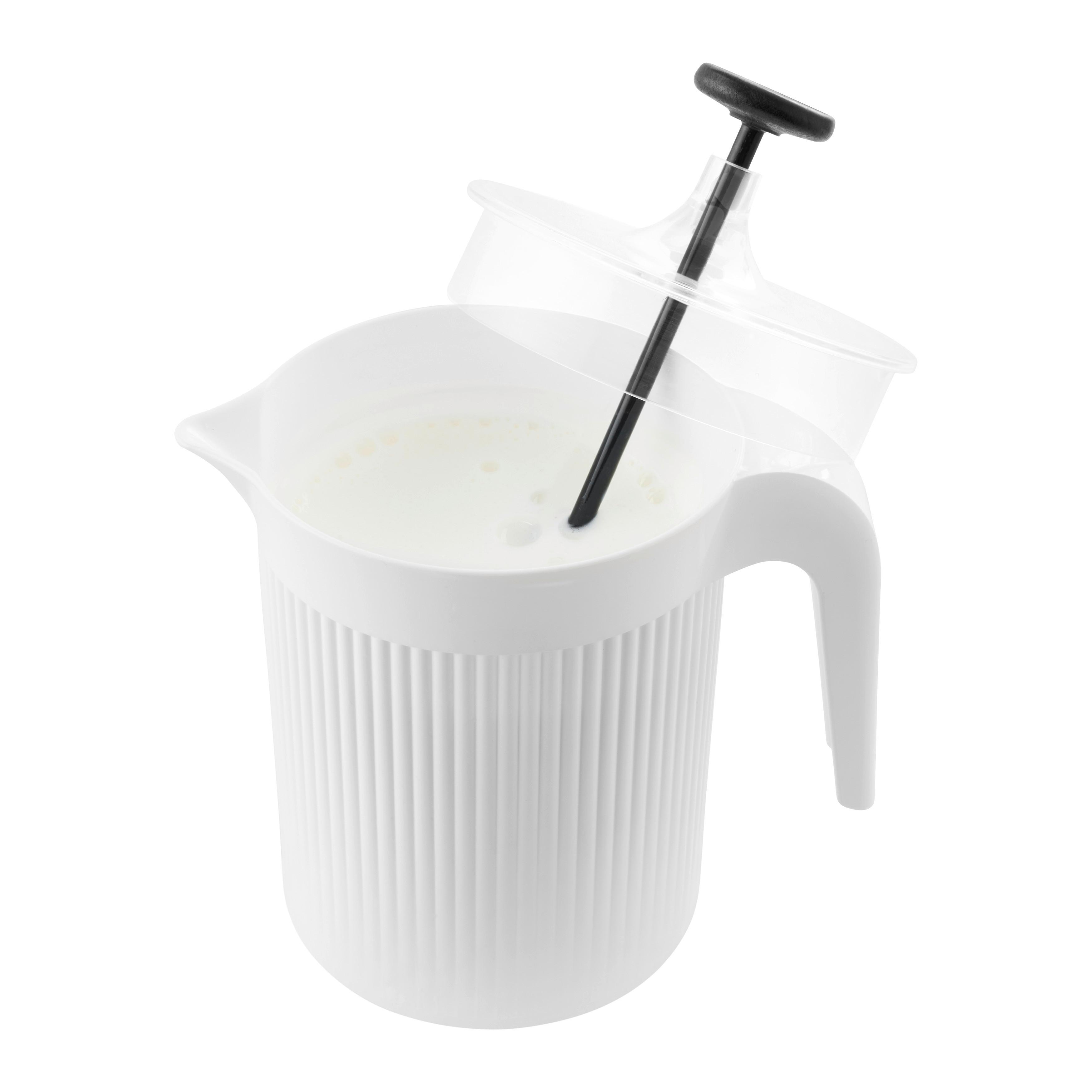 Penič mlieka DIEGO 0,5L - biela s vysokým leskom, Konventionell, plast (10/14,5/15,3cm) - Mömax