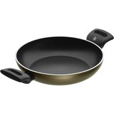 Servierpfanne Permadur Element D: ca. 24 cm - Schwarz/Grün, Basics, Metall (24cm) - WMF
