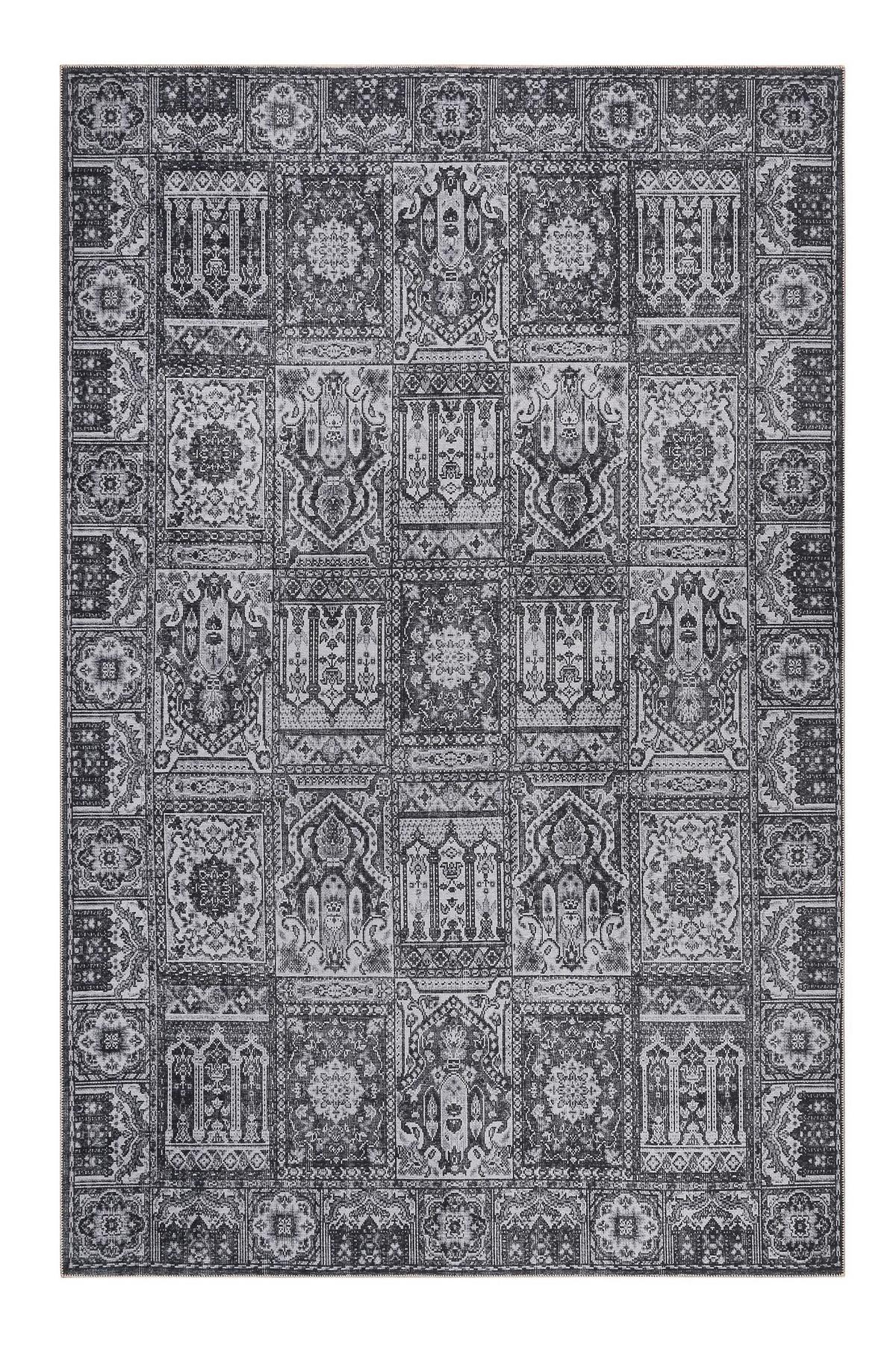 Flachwebteppich Fresh Bachtiar - Grau, Design, Textil (160/230cm) - WECON HOME
