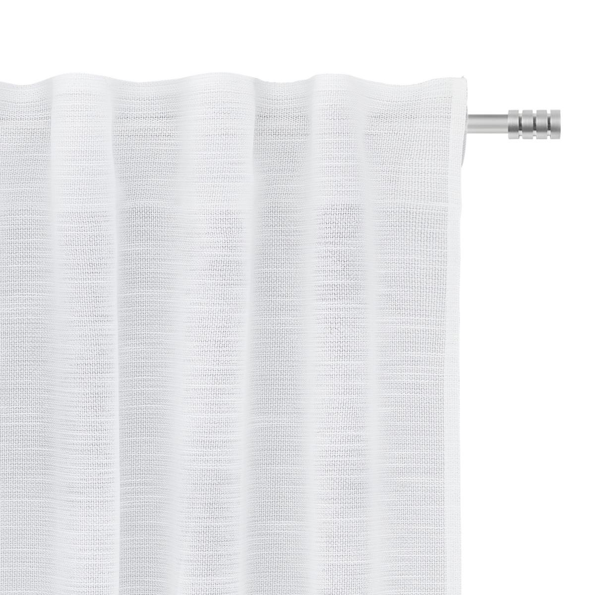 HOTOVÝ ZÁVES Eva, 140/255cm, biela - biela, Romantik / Landhaus, textil (140/255cm) - Premium Living