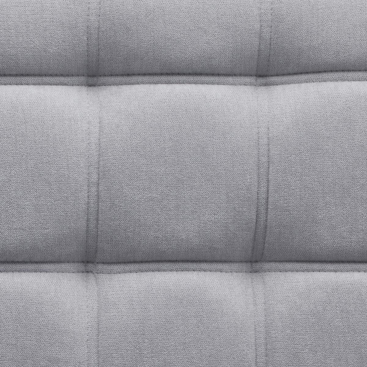 Dvoumístná pohovka Monique, světle šedá - světle šedá, Moderní, dřevo/textil (127/76/74,5cm) - Bessagi Home