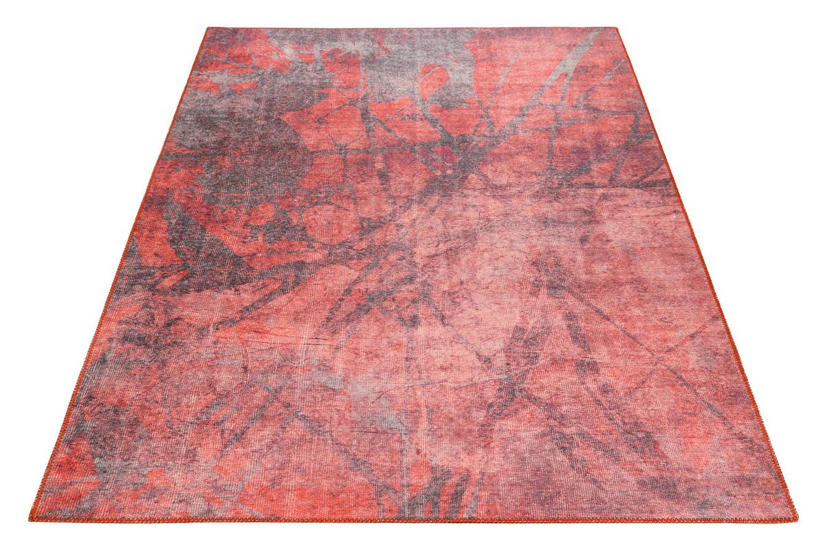 Webteppich Pepe Rot/rotbraun 80x150 Cm - Rotbraun/Rot, Trend, Textil (80/150cm) - WECON HOME