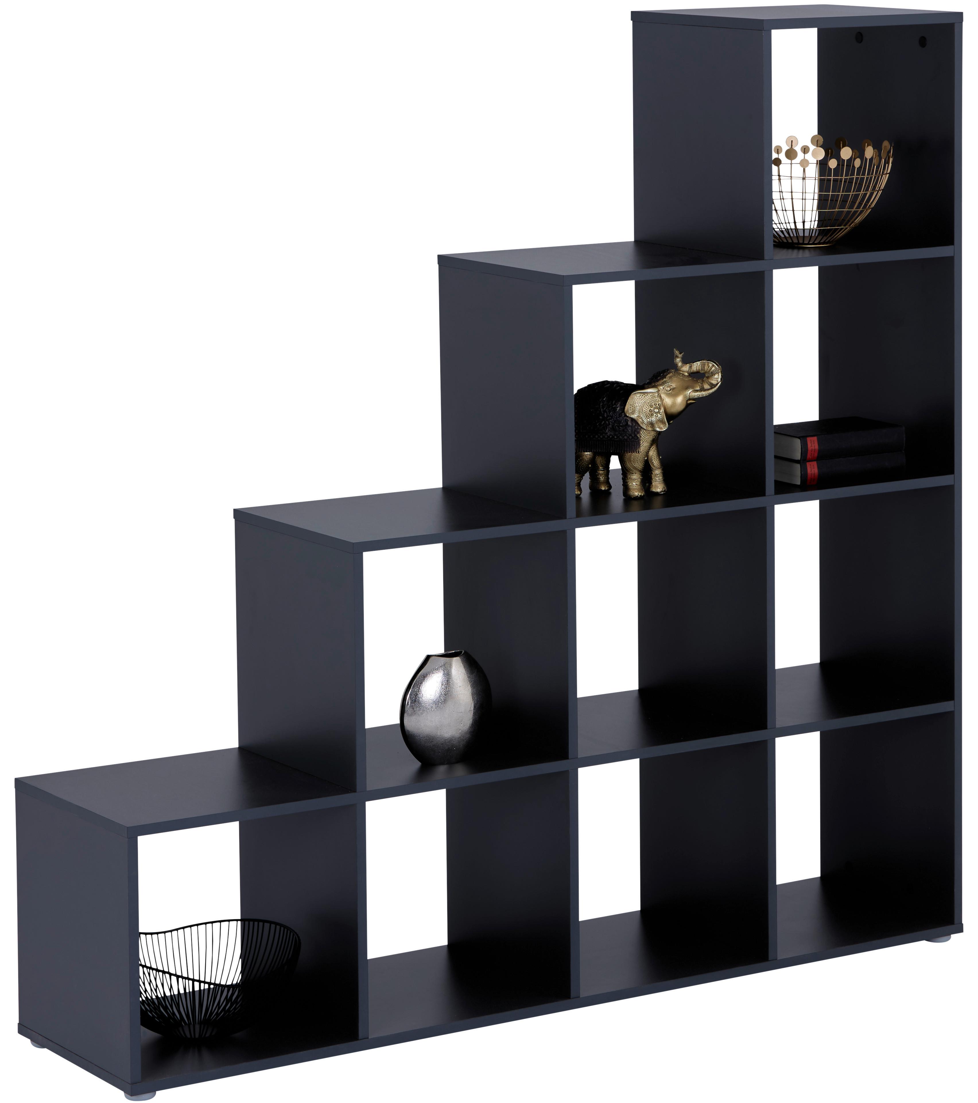 Raumteiler Pisa 4 - Anthrazit, MODERN, Holzwerkstoff (149/148/35cm)