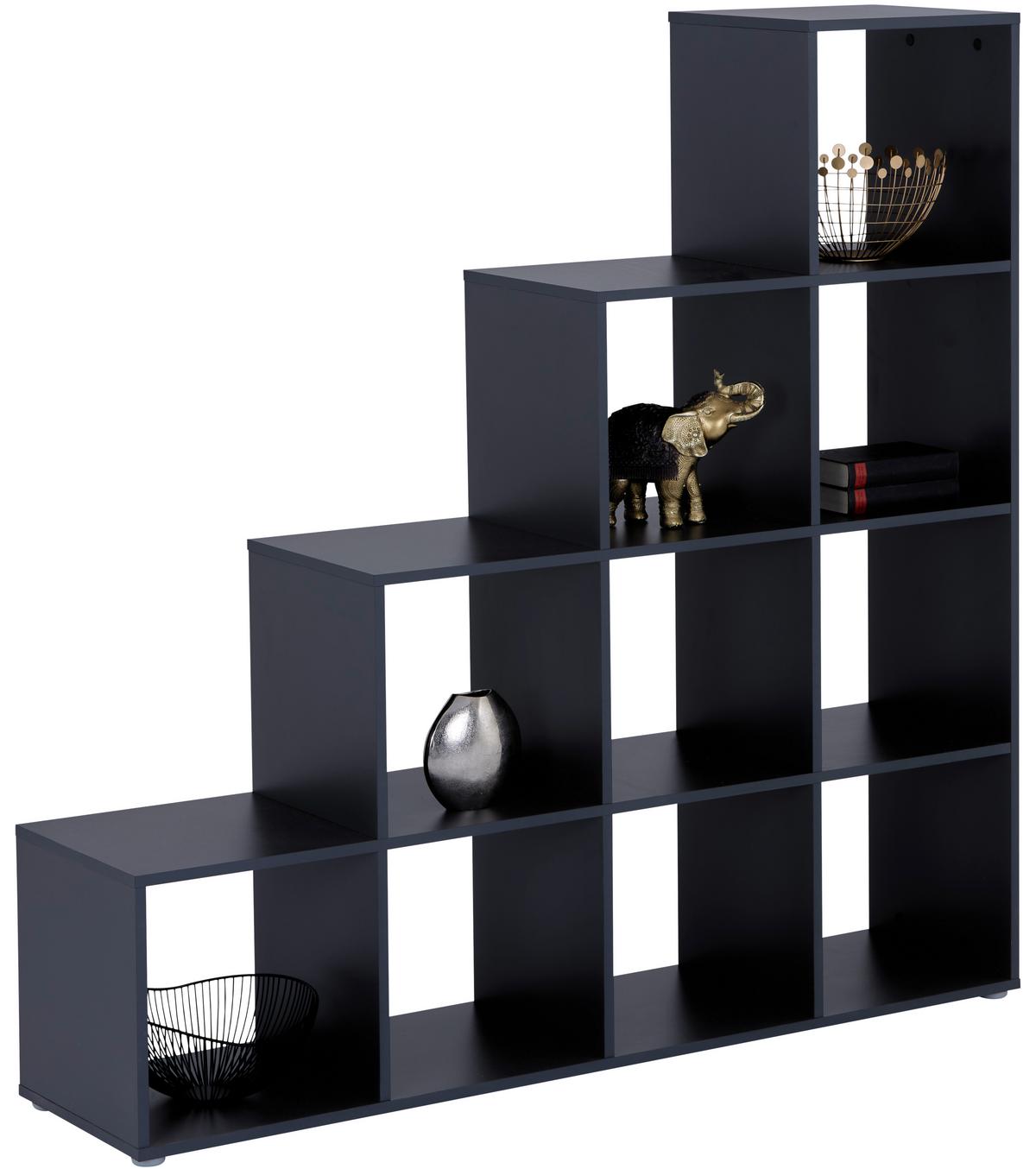 Raumteiler PISA 4 - Anthrazit, MODERN, Holzwerkstoff (149/148/35cm)