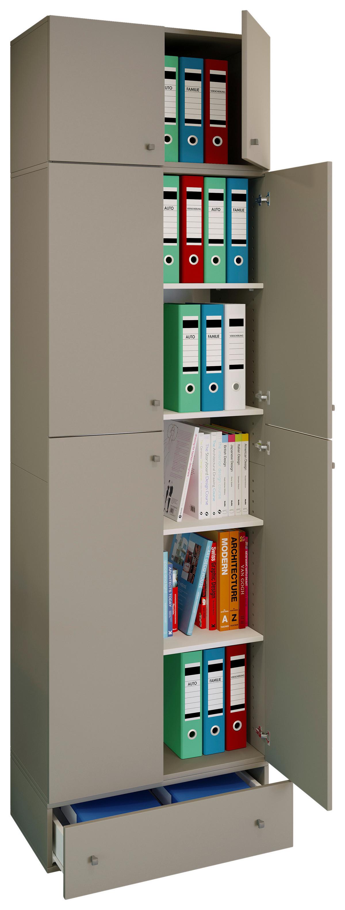 Aktenregal Lona Grau B: 70 Cm - Grau, MODERN, Holzwerkstoff (70/240/39cm) - MID.YOU