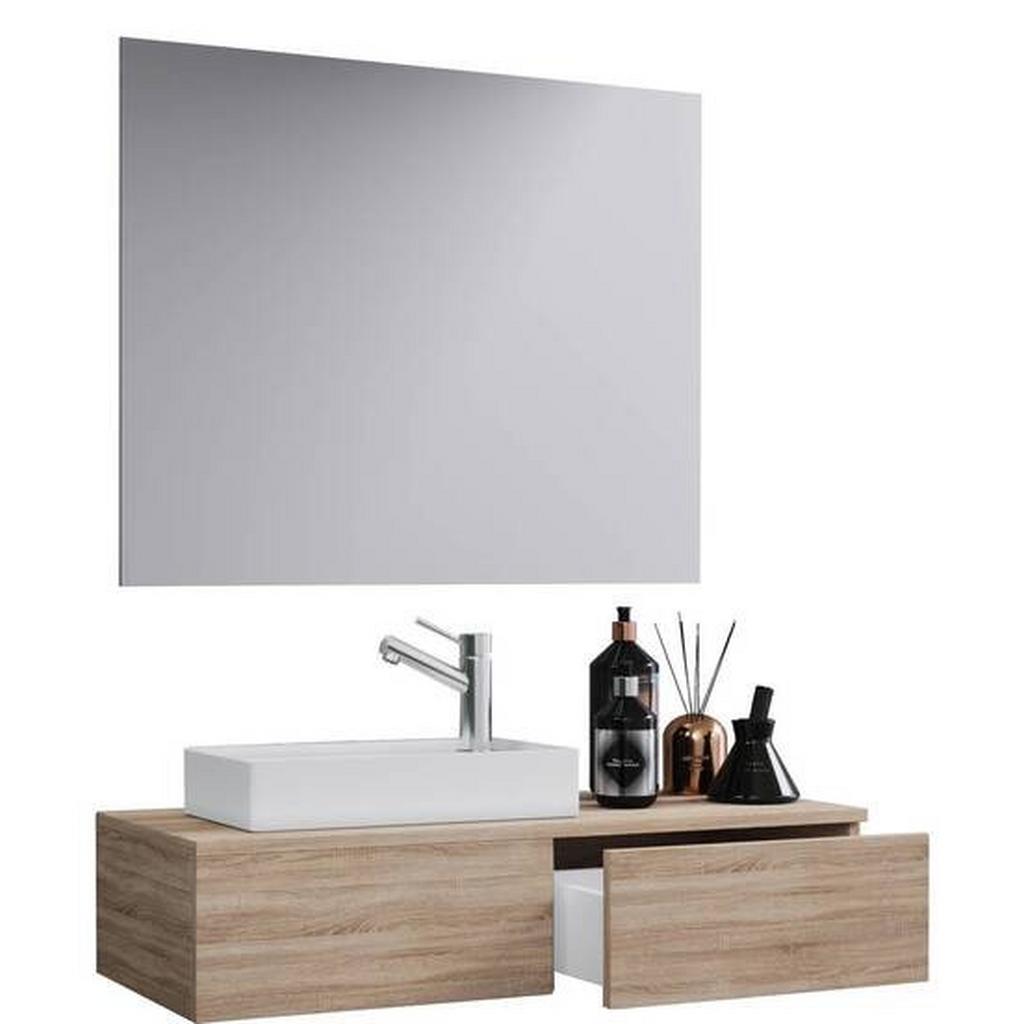 Badezimmer Gudas Sonoma Eiche B: 85 cm