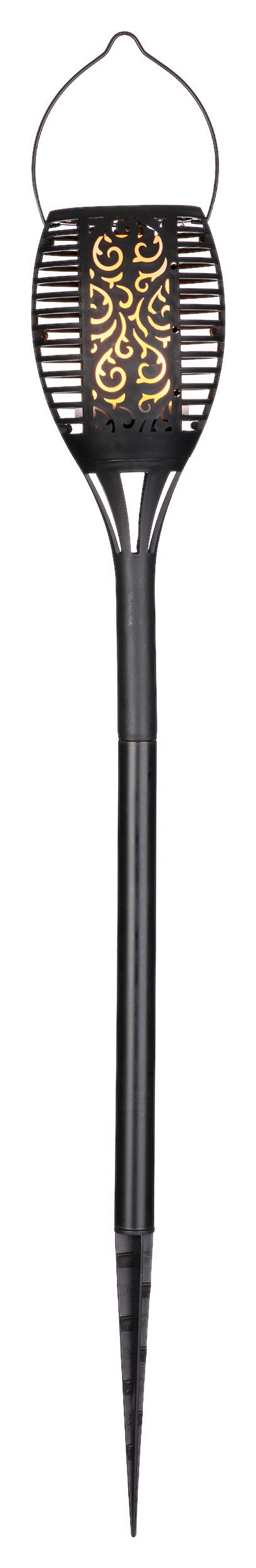 SOLÁRNE SVIETIDLO ZAMORA - čierna, plast (12/78cm) - Modern Living
