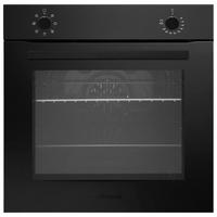 Einbaubackofen Schwarz B: 59,4 cm - Schwarz, Basics, Glas/Metall (59,4/59,5/52,1cm) - Respekta