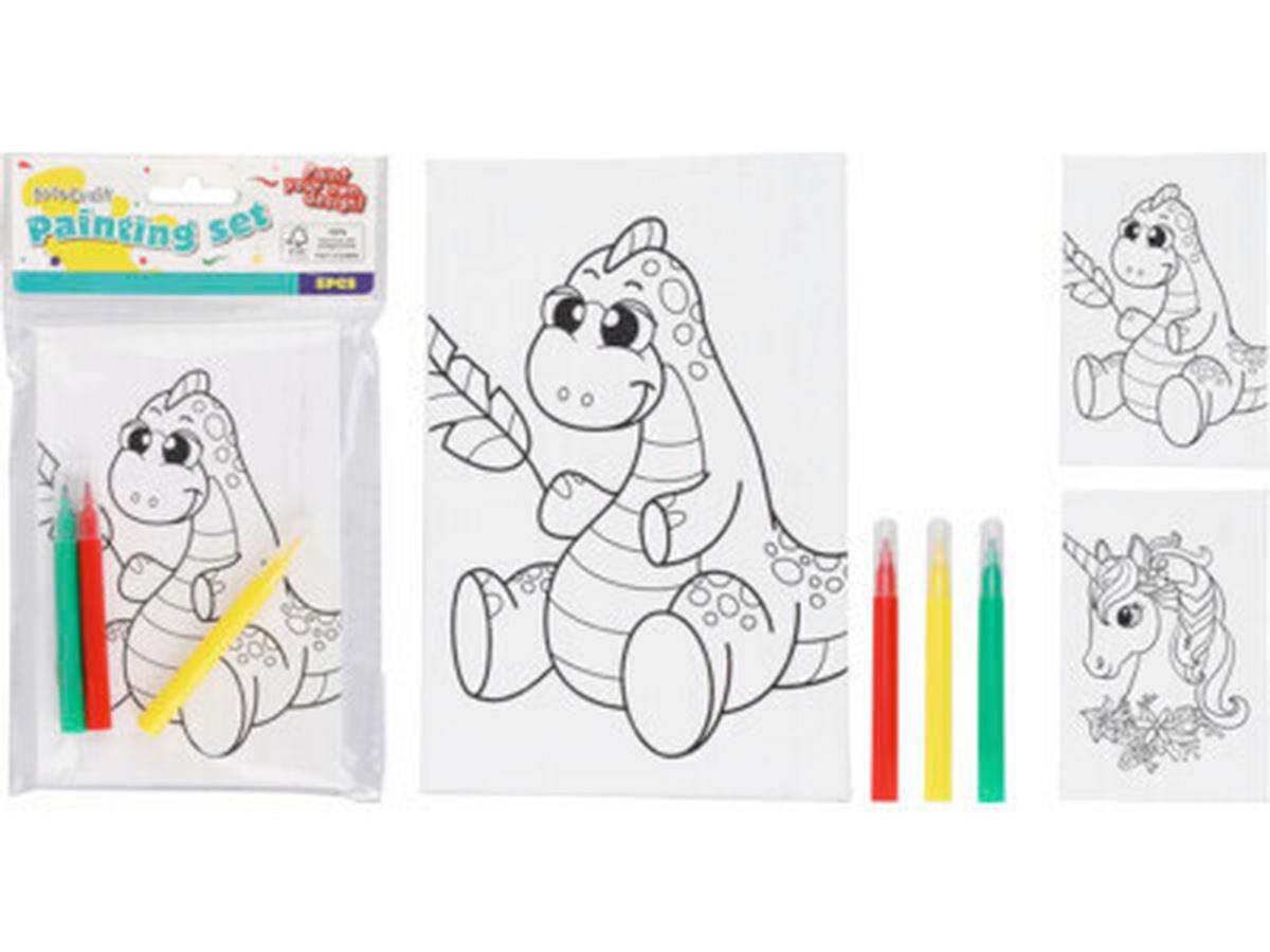 Festőkészlet Kids - műanyag (9,5/15cm)