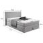 Boxspringbett Allegra 140x200 Dunkelgrau - Dunkelgrau/Schwarz, KONVENTIONELL, Holz/Holzwerkstoff (140/200cm) Boxspringbett Allegra 140x200 Dunkelgrau - Dunkelgrau/Schwarz, KONVENTIONELL, Holz/Holzwerkstoff (140/200cm)