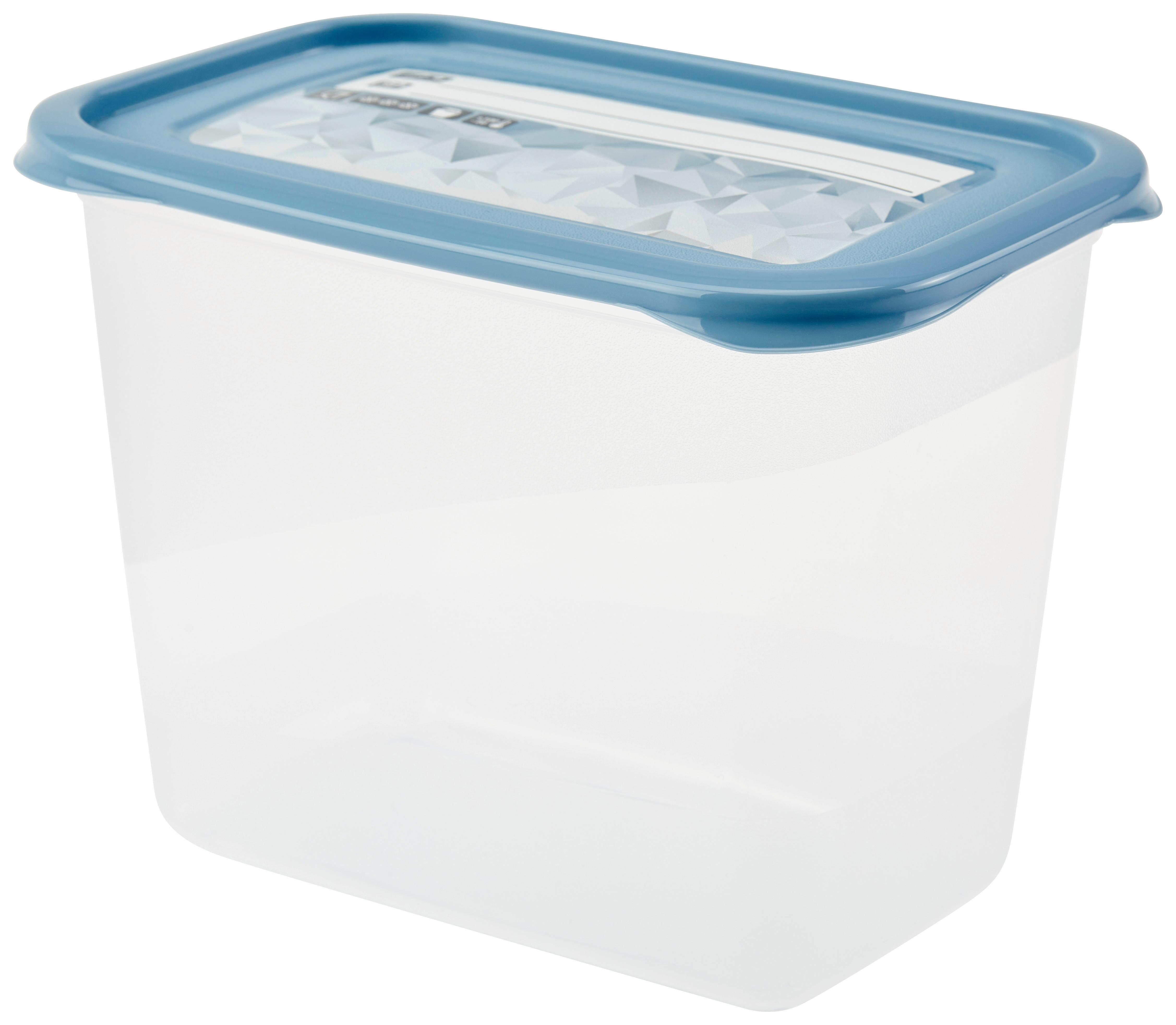 Gefrierdose 3er-Set Mia ca. 1 L Spülmaschinengeeignet - Blau/Weiß, KONVENTIONELL, Kunststoff (15,5/10,5/11,5cm)