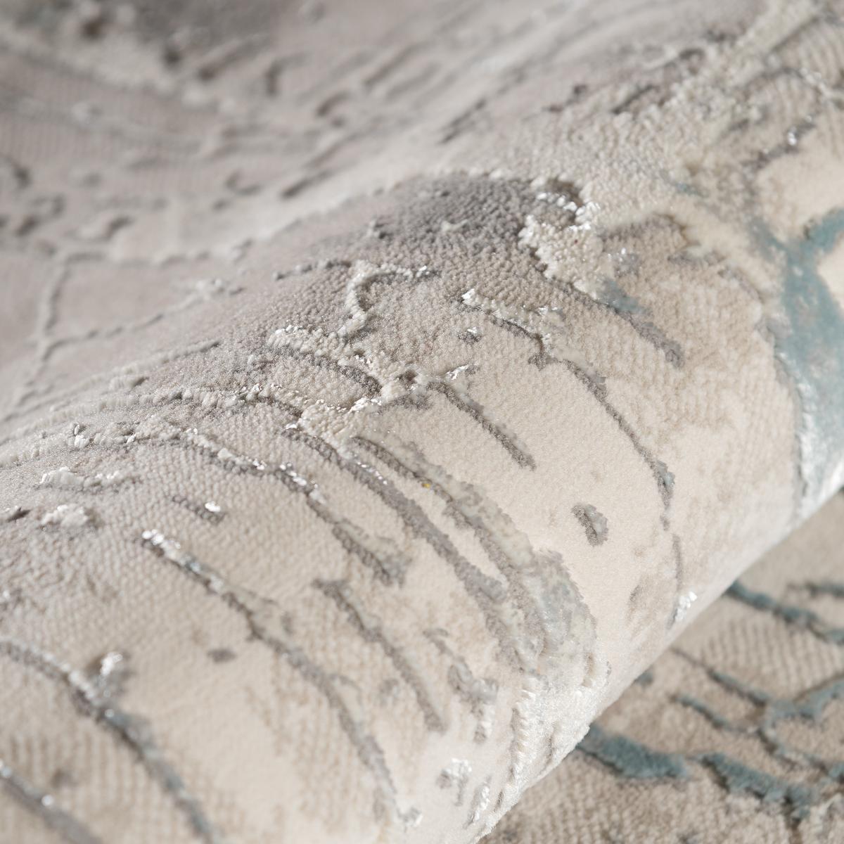 Webteppich Grau Amanda 80x300 cm - Grau, Basics, Textil (80/300cm)