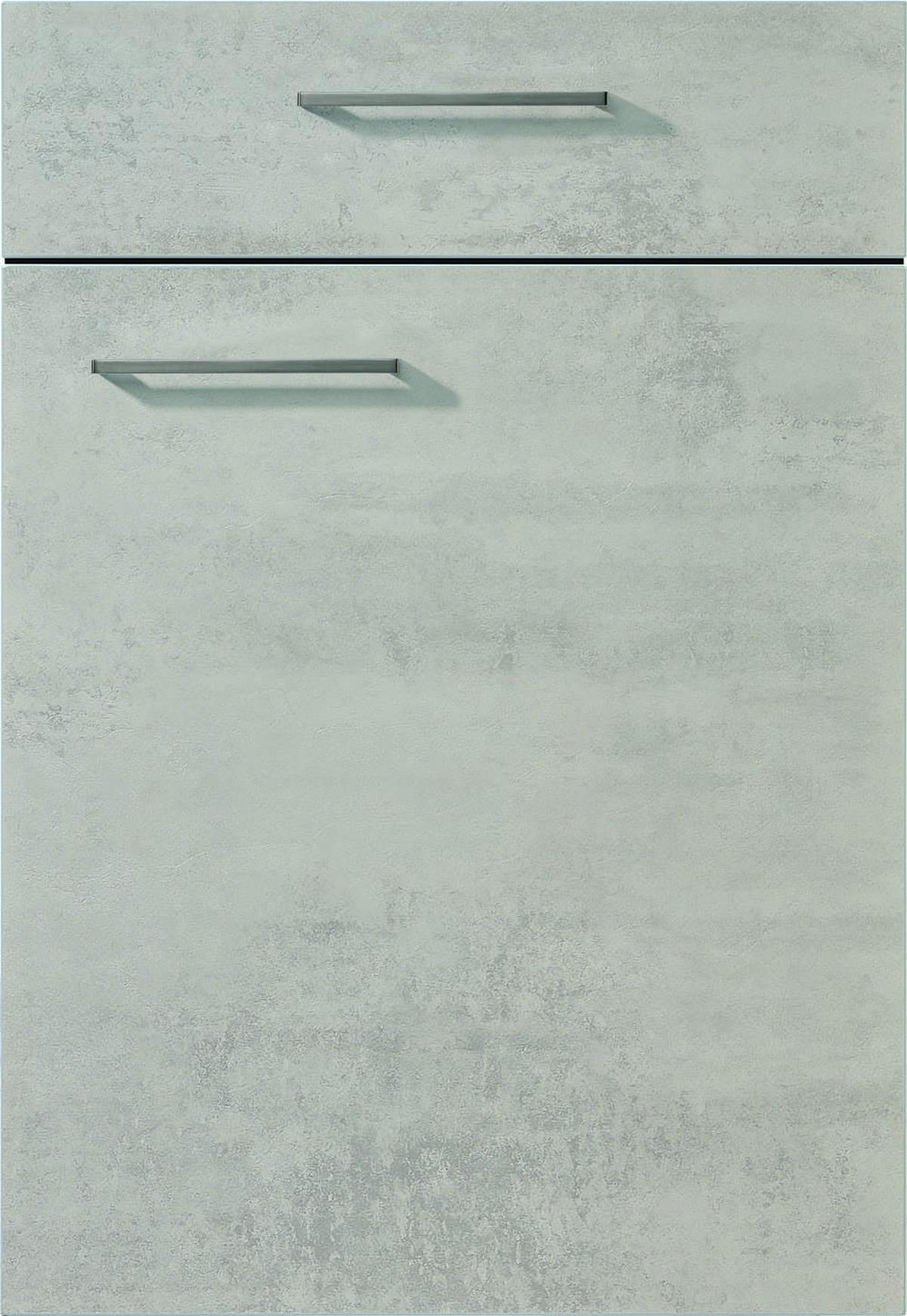 Front: Beton Grau Front Riga - Hellgrau, MODERN, Holzwerkstoff - Vertico