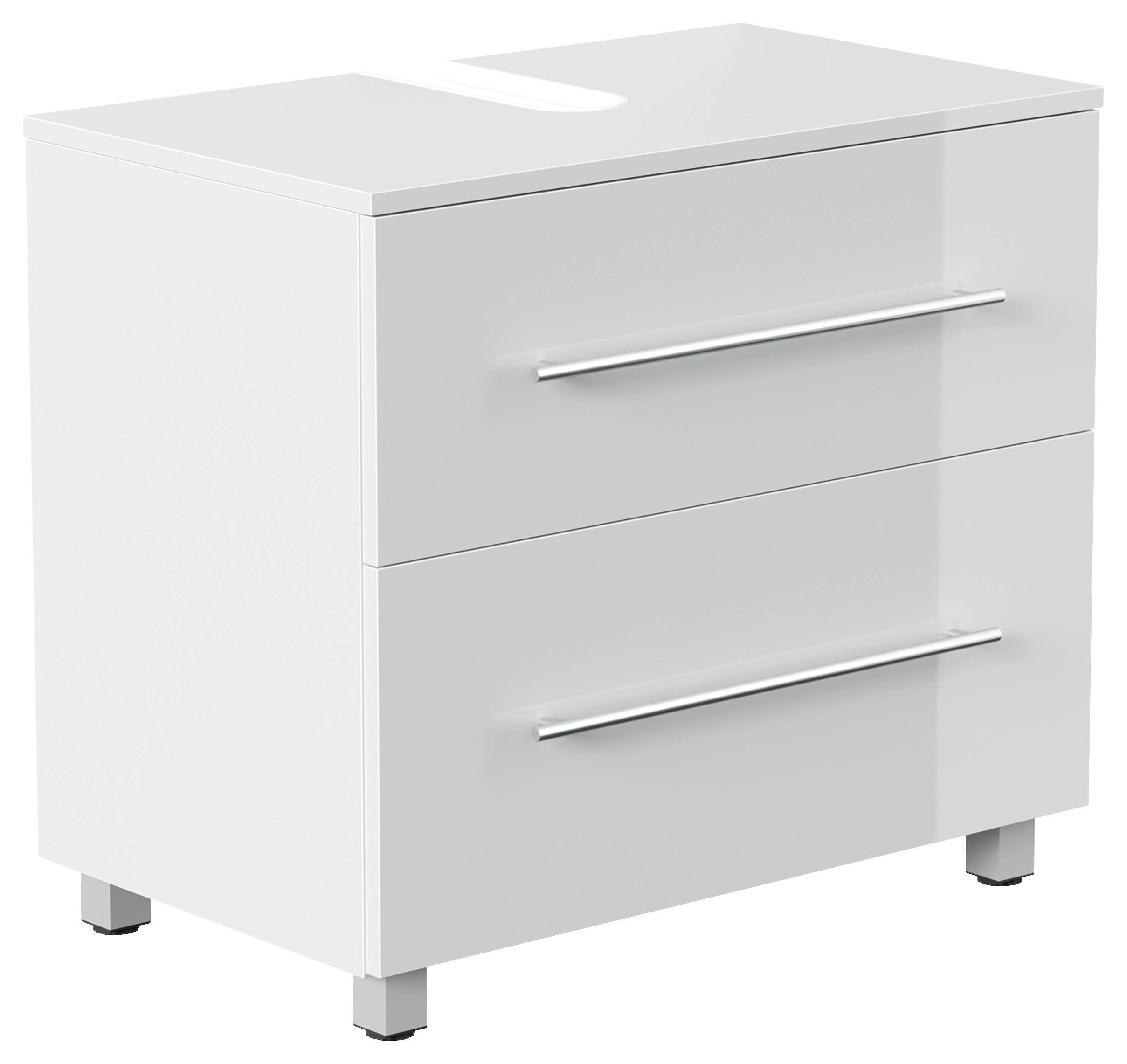 Waschbeckenunterschrank Mondial Weiß Hg B: 70 cm