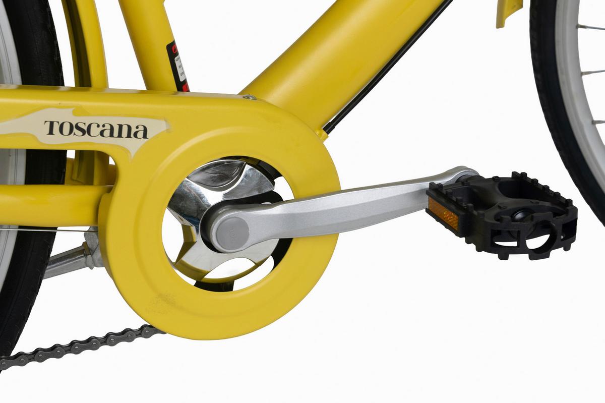 Damenfahrrad 28'' Daapo Toscana gelb - Gelb, Basics, Metall (25kg)