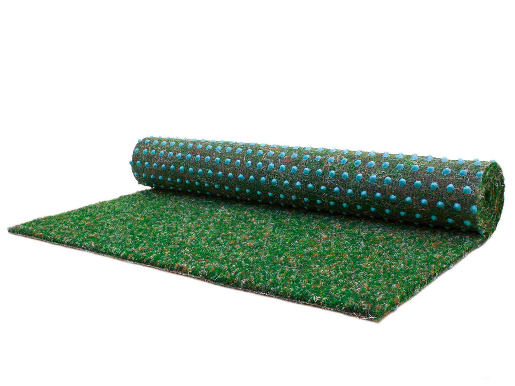 Rasenteppich Georgia Grün - Grün, Basics, Textil (133/1200cm)