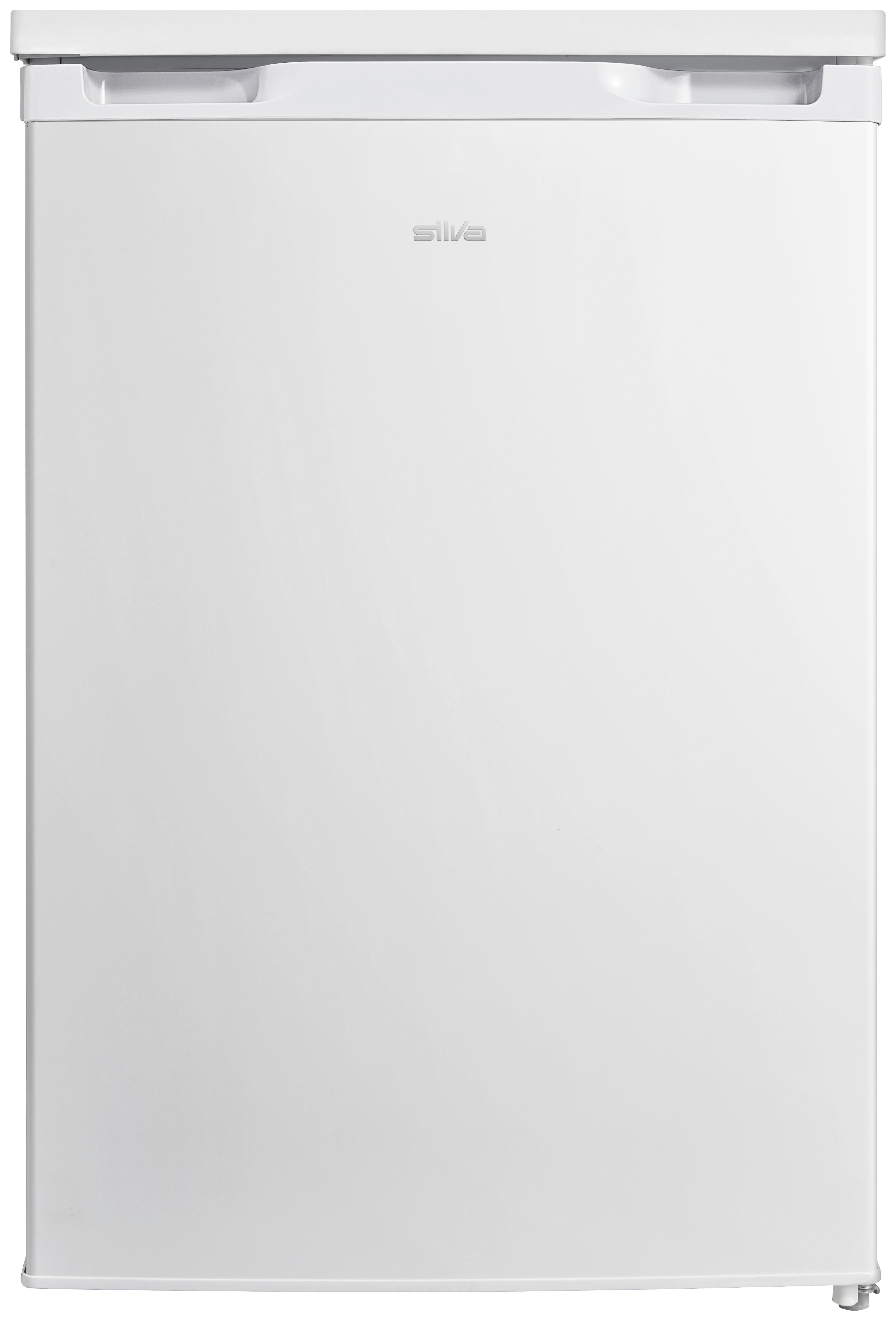 Freistehender Kühlschrank in Weiß